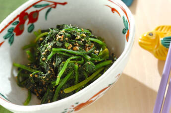 ホウレン草のゴマ和え