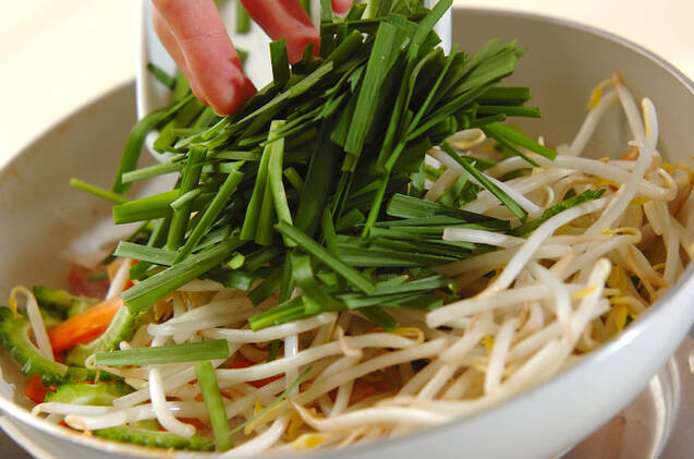 ゴーヤ入り素麺チャンプルーの作り方の手順7