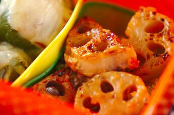 レンコンのマヨおかか和え