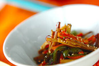 ゴボウのきんぴら