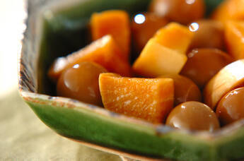 大根とウズラの卵のしょうゆ漬け