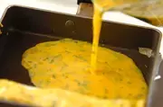 チーズ入り卵焼きの作り方2