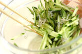 細切りキュウリの甘酢和えの作り方2
