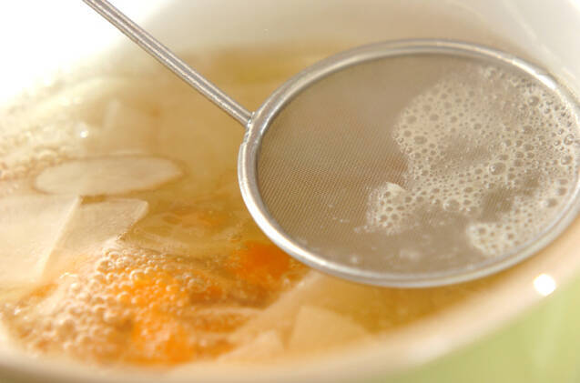 具だくさん豚汁の作り方の手順4