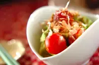 アボカドのおかかがけ