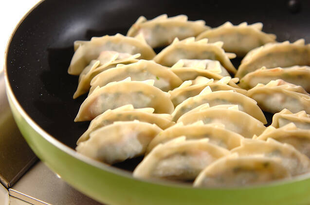 タコ入り餃子の作り方の手順7