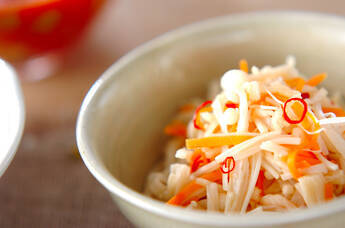 切干し大根の甘酢和え