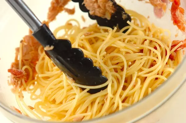 ツナパスタ 和えるだけ 15分で完成 やみつきに！の作り方2