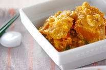 カボチャのピーナッツ和え