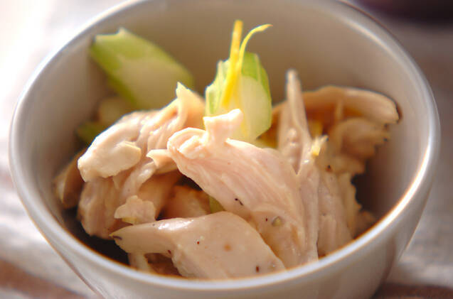 ささ身のレモンマヨ和え