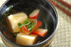 卵豆腐のお吸い物の作り方の手順