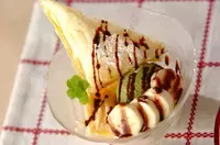 バナナチョコパイパフェ