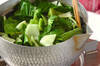 チンゲンサイの塩炒めの作り方の手順4