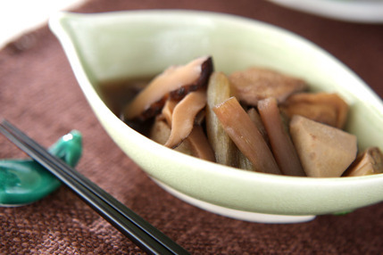 ズイキと油揚げの煮物