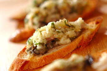 カキのガーリックバター焼き