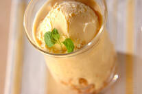 簡単バナナカスタードパフェ