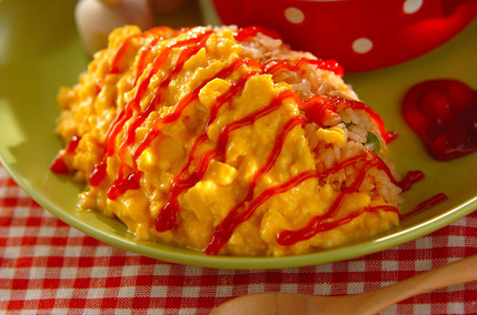 電子レンジでオムライス 時短で手抜きに見えない by増田 知子さん