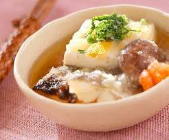 たらと豆腐のみぞれ鍋