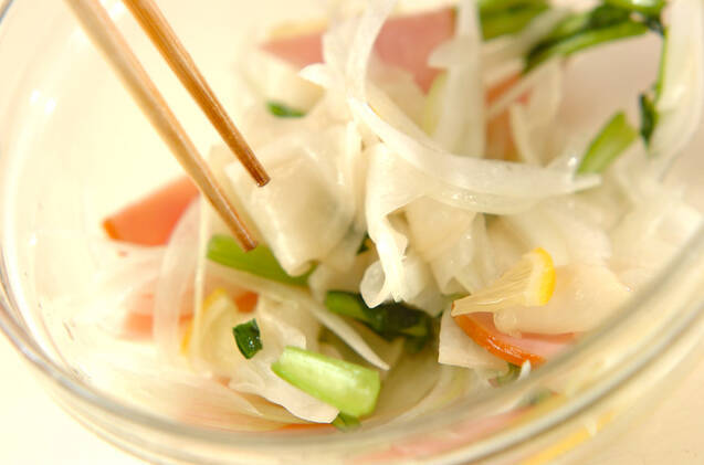 カブのレモンマリネの作り方の手順5