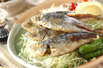 小アジのカリッと唐揚げ