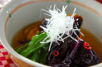 定番おばんざい ナスとカボチャの揚げ浸し