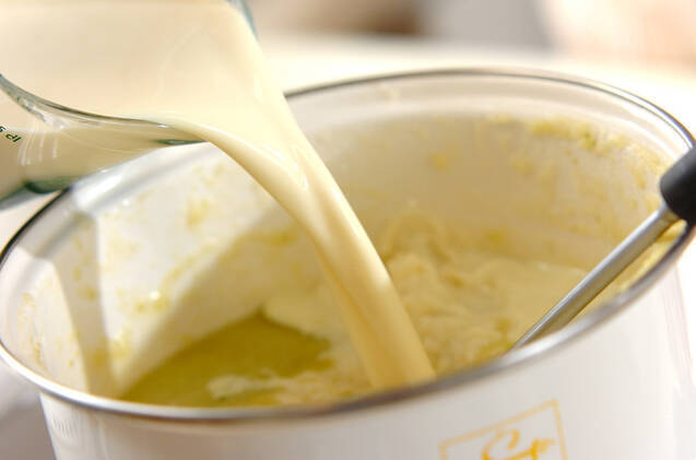 春キャベツのソイポタージュの作り方の手順4