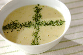 春キャベツのソイポタージュ