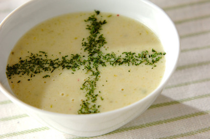 春キャベツのソイポタージュ