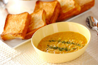 食べるカボチャのポタージュ