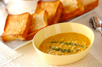 食べるカボチャのポタージュ