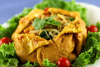 包み焼きビーフン