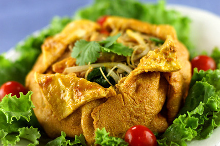 包み焼きビーフン