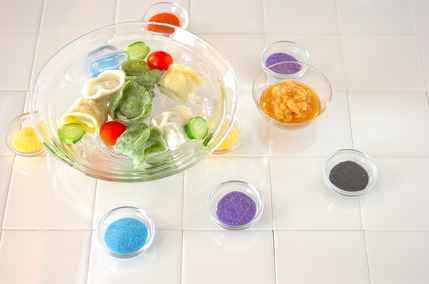 カラフル水餃子