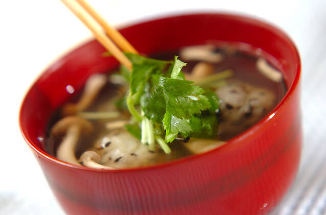ご飯団子のお吸い物の作り方の手順4