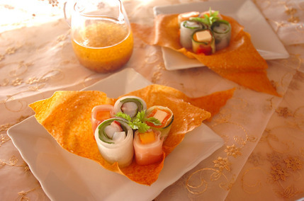 パリパリ器のサラダ