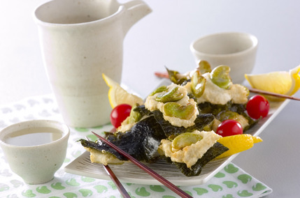 ソラ豆のおつまみ揚げ