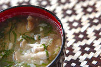 くずし豆腐のおろし汁