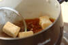 揚げ高野豆腐のそぼろ煮の作り方の手順4