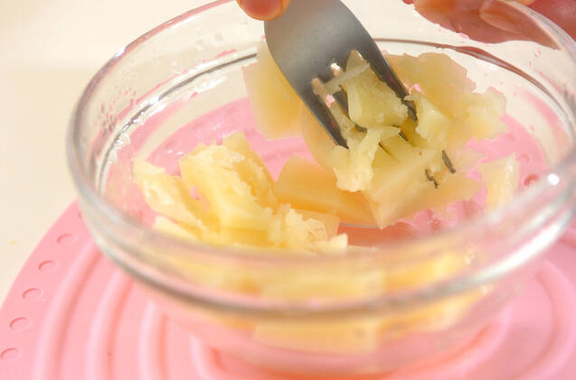 ツナのポテトサラダの作り方の手順2