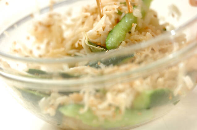 切干し大根とキュウリの和え物の作り方の手順3