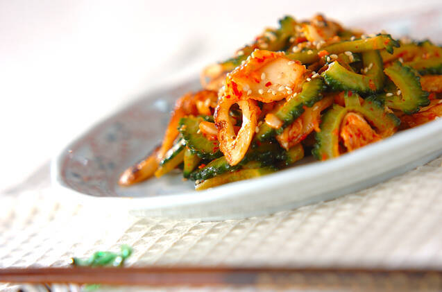 ゴーヤのキムチ炒め