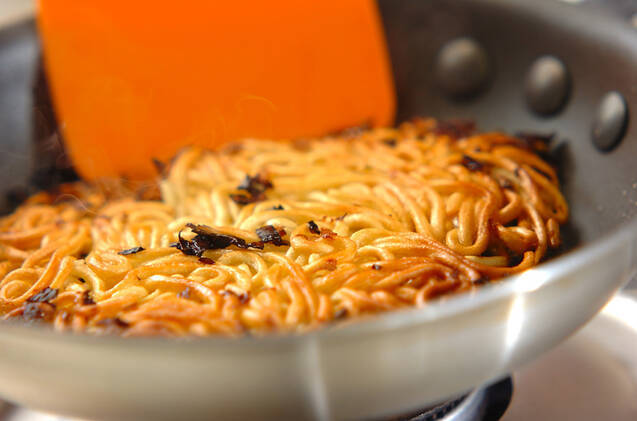 カリッと中華そばの作り方の手順2