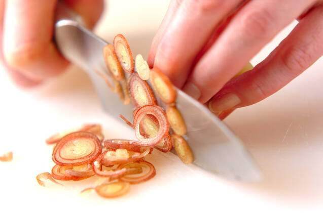 卵豆腐のお吸い物の作り方の手順3