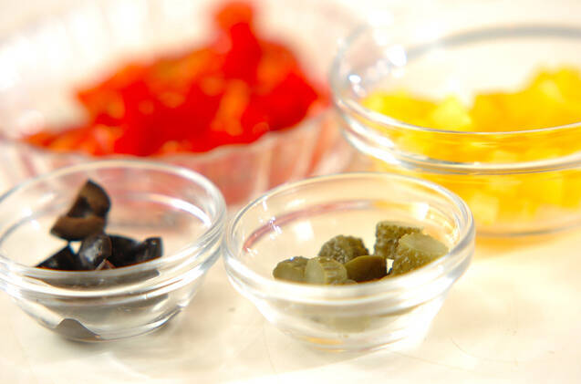 玄米サラダの作り方の手順2