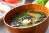 豆腐とワカメのみそ汁の作り方の手順