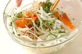 レンコンとサーモンのホットサラダの作り方6