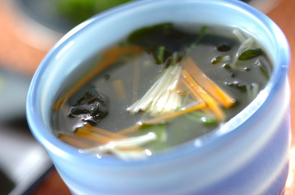ワカメのスープ