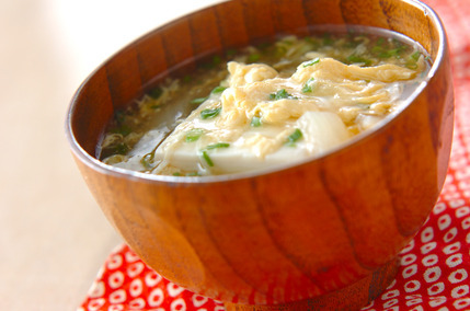 豆腐のかきたま汁