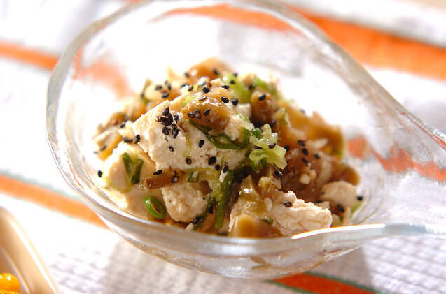 くずし豆腐の中華和え