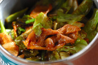 豚肉とキャベツの炒め物